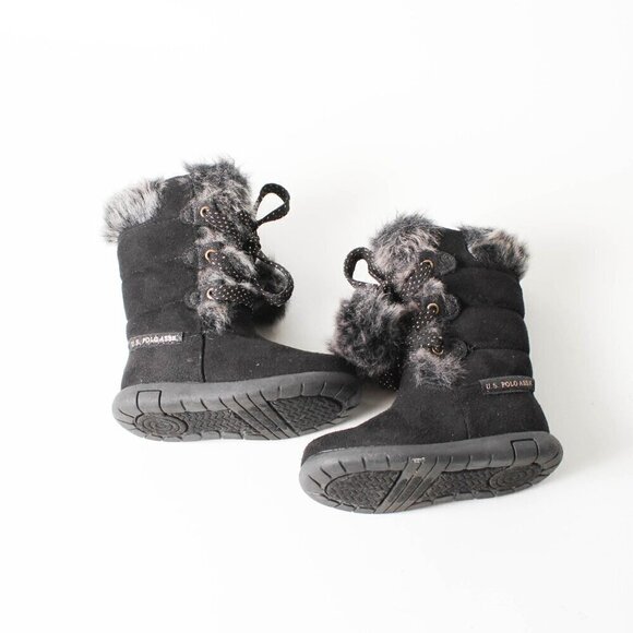 U.S. Polo Assn. Girls Snow Boots, Size 5 - Stylish & Warm! - Picture 2 of 5